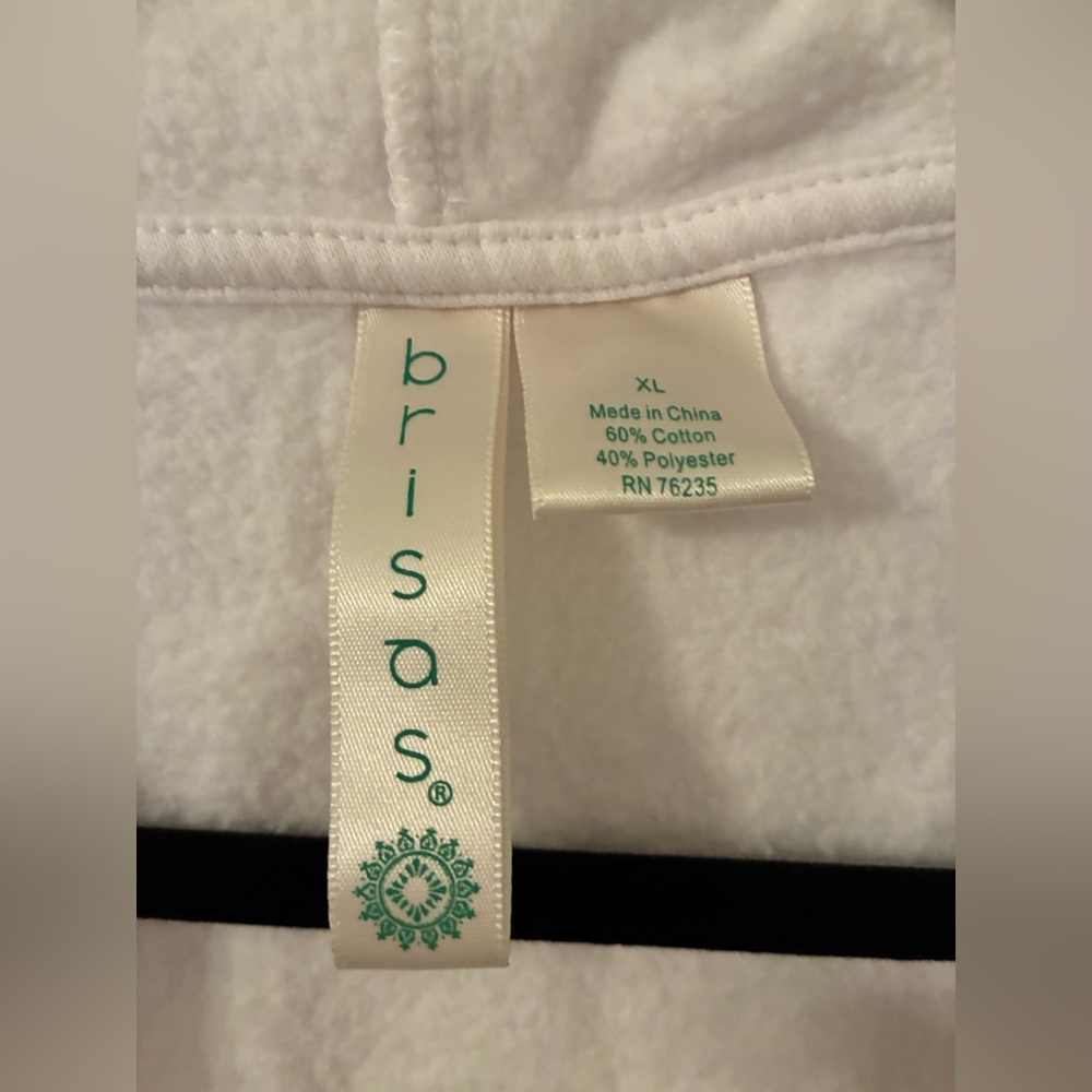 White Hooded Zip-Up Jacket - Picture 3 of 6